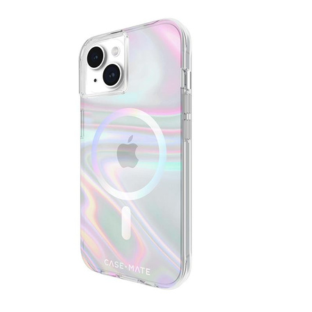 Case-Mate Soap Bubble MagSafe - Hülle für iPhone 15 / iPhone 14 / iPhone 13 (irisierend)