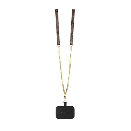 Guess Crossbody 4G Metal Logo - Etui iPhone 14 Pro Max (brązowy)