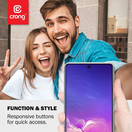 Crong Crystal Slim Cover - Xiaomi Mi 10 tok (átlátszó)