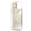 Guess Liquid Glitter Hearts - iPhone 11 Pro Tasche (Gold)