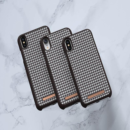 Nordic Elements Saeson Idun - Coque en matériau pour iPhone Xs Max (marron foncé)