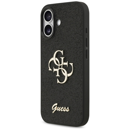 Guess Fixed Glitter Big 4G - Case iPhone 17 (black)