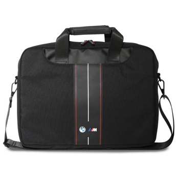 BMW Nylon Red Stripe - Laptop Bag 16" (Black)