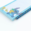 Disney Stitch - Bloc-notes magnétique / liste de courses pour frigo + crayon de la collection Tropical (10 x 21 cm)