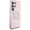 Karl Lagerfeld Rhinestones Karl Head Logo - Samsung Galaxy S25 Ultra Case (pink)