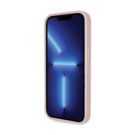 Guess Crossbody 4G Metal Logo - pouzdro pro iPhone 15 Pro Max (růžové)