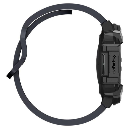 Spigen Rugged Armor - Étui pour Samsung Galaxy Watch 7 44 mm (Noir mat)