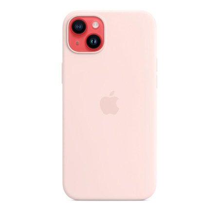 Silikonové pouzdro Apple - Silikonové pouzdro s MagSafe pro iPhone 14 Plus (křídově růžové)