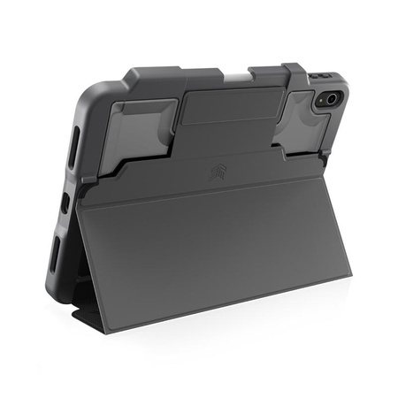 STM Dux Plus - Étui blindé iPad 11" (2025) / 10.9" (2022) MIL-STD-810G avec support Apple Pencil (Noir) Version EDU/COM