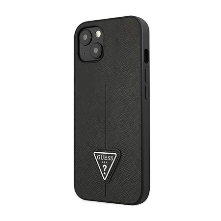 Guess GUHCP14MPSATLK iPhone 14 Plus 6,7" czarny/black hardcase SaffianoTriangle Logo