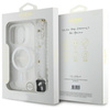 Guess IML Glitter With Pearl Strap MagSafe - iPhone 16 Pro Max Case (Transparent)