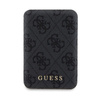 Guess Bundle Pack MagSafe 4G Metal Gold Logo - Etui + Power Bank 5000mAh MagSafe iPhone 15 (noir)
