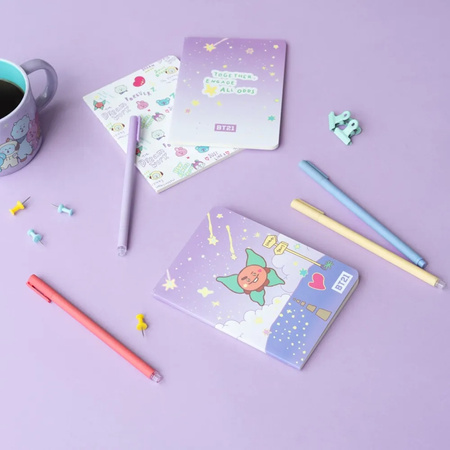 BT21 - Set mit 3 SHOOKY-Notizbüchern im A6-Format