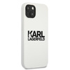 Karl Lagerfeld Silicone Stack Logo - Etui iPhone 13 mini (biały)