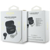 Guess Glossy Effect Printed Classic Logo & Charm - Słuchawki Bluetooth TWS + etui ładujące (czarny)