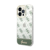 Guess 4G Stripe Script Logo Electroplated Pattern - iPhone 14 Pro Max Case (khaki)