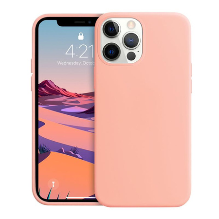 Crong Color Cover - tok iPhone 12 / iPhone 12 Pro (rózsaszín)