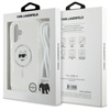Karl Lagerfeld IML Choupette Head & Cord MagSafe - iPhone 16 Hülle (Transparent)