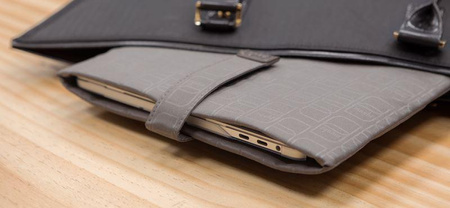 Moshi Aria - Sac pour femmes avec pochette pour ordinateur portable 13" (Slate Black)