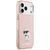 Karl Lagerfeld IML Aquarelle Choupette & Logo MagSafe - iPhone 17 Pro Hülle (Pink)
