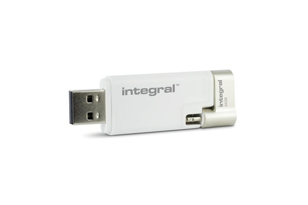 Integral iShuttle - 64 GB Speicherstick mit USB und Lightning MFi Anschluss