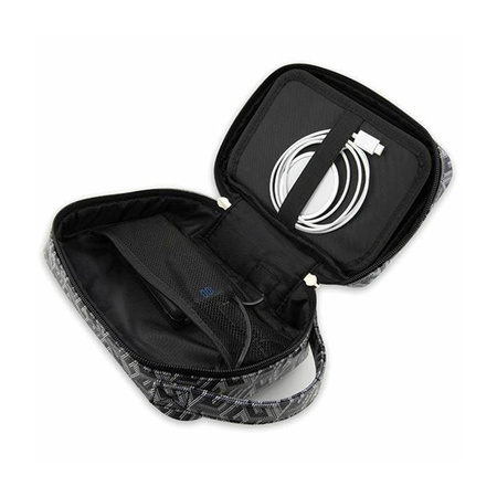 Guess GCube Stripe Travel Universal Bag - Accessory Organizer (Black)