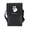 Karl Lagerfeld Saffiano Monogram Choupette - Telefontasche (schwarz)