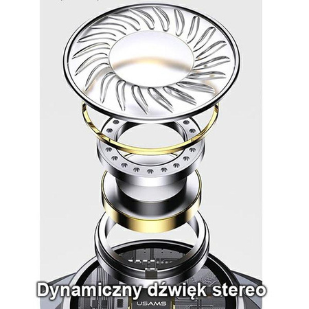 USAMS EP-46 - Stereo sluchátka USB-C (červená)