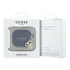 Guess Silicone 4G Charm - AirPods 4 Case (black)
