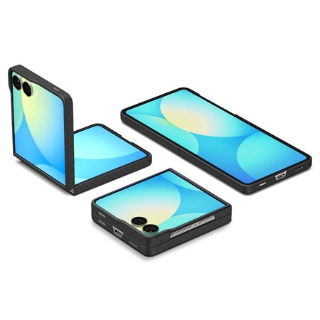 Spigen Airskin Aramid – Pouzdro pro Samsung Galaxy Z Flip 7 (Černé)