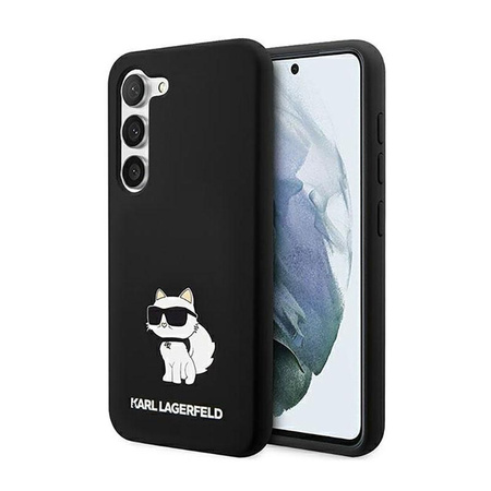 Karl Lagerfeld Silikon NFT Choupette - Samsung Galaxy S23+ Tasche (schwarz)