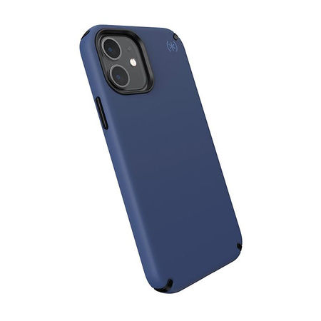 Speck Presidio2 Pro - Coque pour iPhone 12 / iPhone 12 Pro avec revêtement MICROBAN (Coastal Blue/Stormblue)