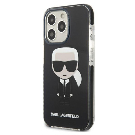 Karl Lagerfeld Fullbody Ikonik - pouzdro pro iPhone 13 Pro (černé)