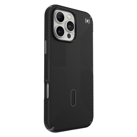 Speck Presidio2 Grip ClickLock & MagSafe - iPhone 16 Pro Max Tasche (Schwarz / Schiefergrau / Weiß)