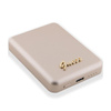 Guess Metal Script Logo MagSafe - Power Bank inductive 5000 mAh 15W MagSafe (gold)