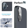 Spigen Optik GLAS.TR Camera Protector 2-Pack - ochranné sklo objektivu pro iPhone 16 / 16 Plus (2 ks) (Transparent)