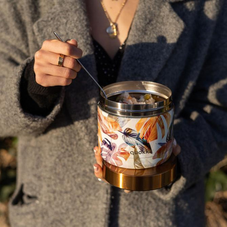 Quokka Whim Ételtartó - Termosz Uzsonnásdoboz / Ebédtermosz 600 ml (Ősz)