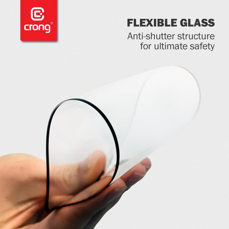 Crong 7D Nano Flexible Glass - 9H hybrid glass for the entire screen of Xiaomi Mi 10 Lite