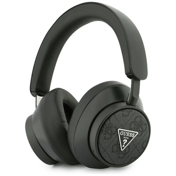 Guess 4G Triangle Logo - Kabellose Over-Ear Bluetooth-Kopfhörer V5.4 ENC (Schwarz)