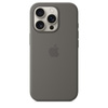 Apple Silicone Case – Silikonhülle mit MagSafe für iPhone 16 Pro (Stone Gray)