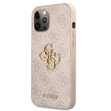 Guess 4G Big Metal Logo - iPhone 12 Pro Max Tasche (rosa)