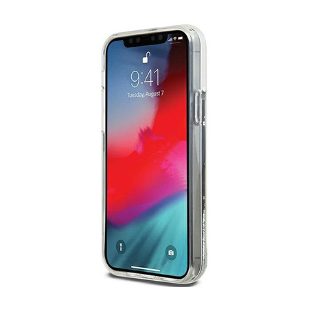 DKNY Liquid Glitter Big Logo - iPhone 12 / iPhone 12 Pro Tasche (schwarz)