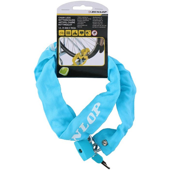 Dunlop - Antykradzieżowe zapięcie rowerowe 90 cm (Niebieski)