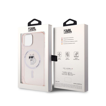 Karl Lagerfeld IML Choupette MagSafe - Case for iPhone 15 (pink)