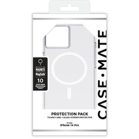 Case-Mate Tough Clear MagSafe – Hülle für iPhone 14 Pro (Klar)