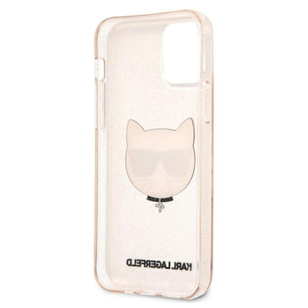 Karl Lagerfeld Choupette Head Glitter - iPhone 12 Pro Max Case (Gold)