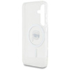 Karl Lagerfeld Taste Karl Kopf gedruckt Logo MagSafe - Samsung Galaxy S25 Fall (weiß)