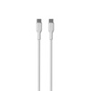 PURO ICON Soft Cable – Kabel USB-C do USB-C 1.5 m (White)