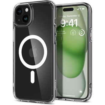 Spigen Ultra Hybrid MagSafe - Hülle für iPhone 15 Plus (Weiß)