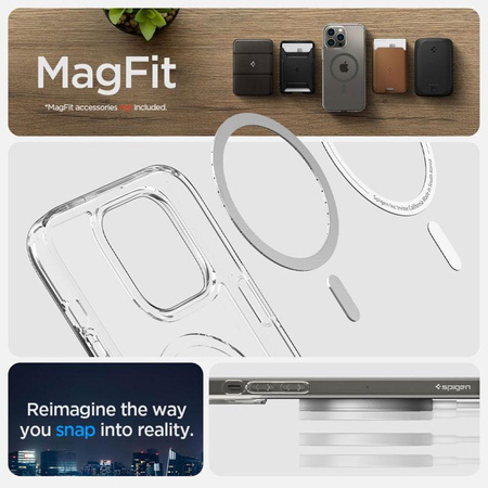 Spigen Ultra Hybrid MagSafe - Étui pour iPhone 14 Pro Max (Graphite)